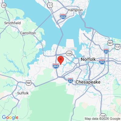Map to  office in Chesapeake, VA