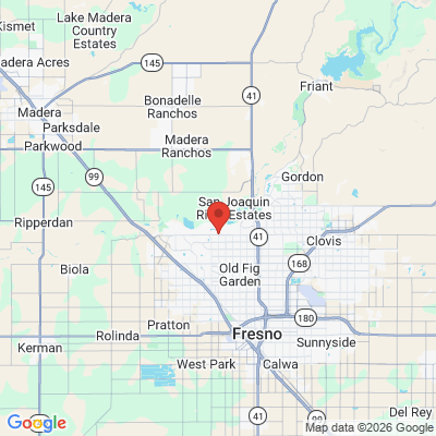 Map to  office in Fresno, CA