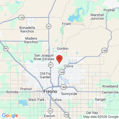 Map to  office in Fresno, CA