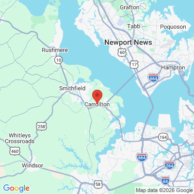 Map to  office in Carrollton, VA