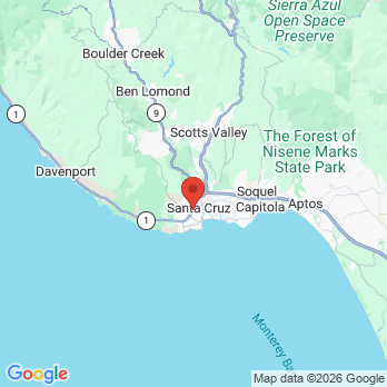 Map to Santa Cruz Smiles office in Santa Cruz, CA