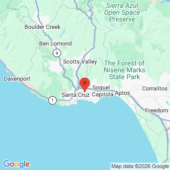 Map to Guy W Peabody, DDS office in Santa Cruz, CA