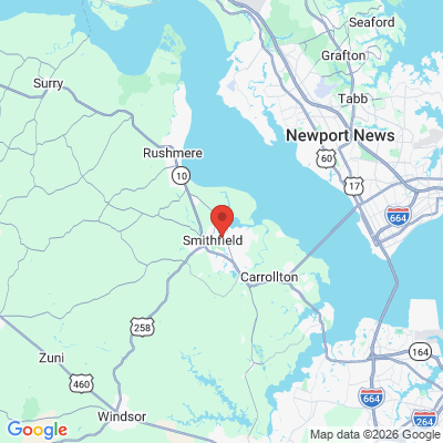 Map to  office in Smithfield, VA