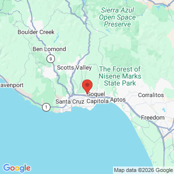 Map to Santa Cruz Children's Dental  Group office in Santa Cruz, CA
