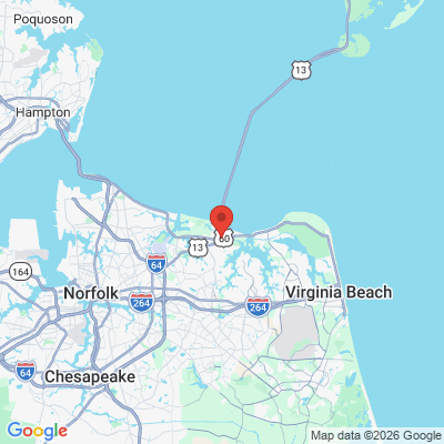 Map to  office in Virginia Beach, VA