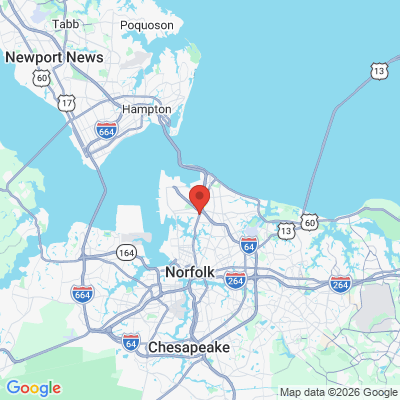 Map to  office in Norfolk, VA