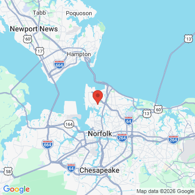 Map to  office in Norfolk, VA