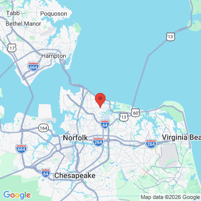 Map to  office in Norfolk, VA