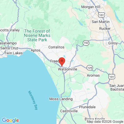 Map to  office in Watsonville, CA