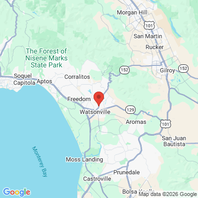 Map to Julius M. Kong, DDS, Inc - Family Dentistry office in Watsonville, CA
