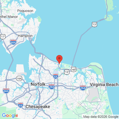 Map to  office in Norfolk, VA