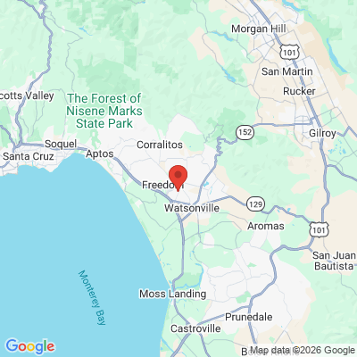 Map to  office in Watsonville, CA