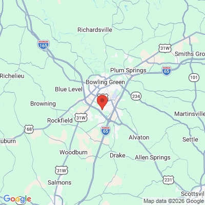 Map to  office in Bowling Green, KY