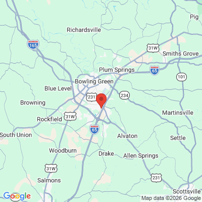 Map to  office in Bowling Green, KY