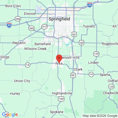 Map to  office in Nixa, MO