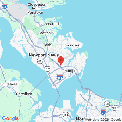 Map to  office in Hampton, VA