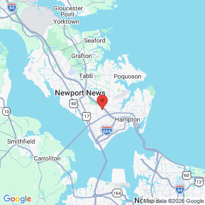 Map to  office in Hampton, VA
