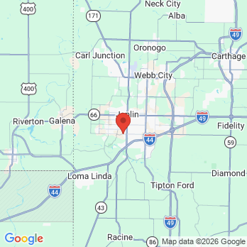 Map to Associates of Dental Arts office in Joplin, MO