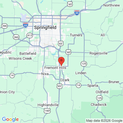 Map to  office in Ozark, MO