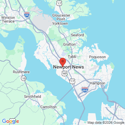 Map to  office in Newport News, VA