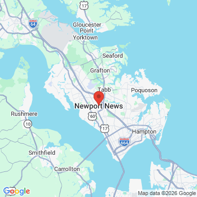 Map to  office in Newport News, VA