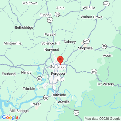 Map to  office in Somerset, KY
