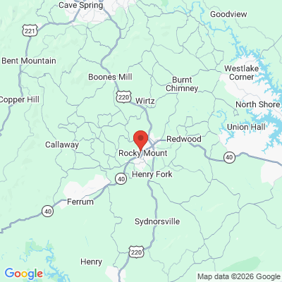 Map to  office in Rocky Mount, VA