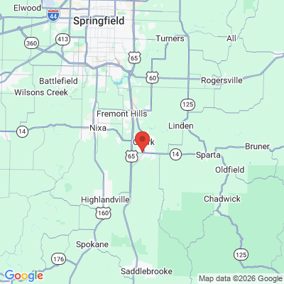 Map to  office in Ozark, MO