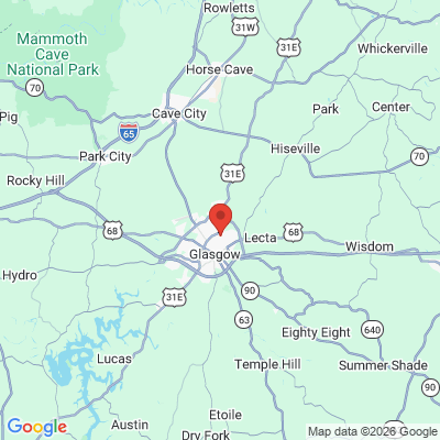 Map to  office in Glasgow, KY