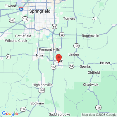 Map to  office in Ozark, MO
