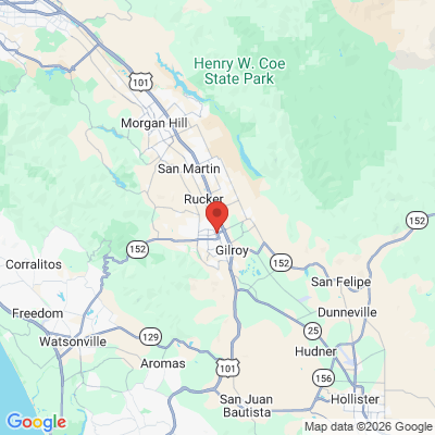 Map to  office in Gilroy, CA