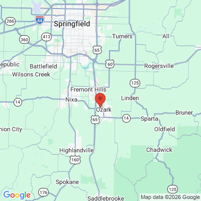 Map to  office in Ozark, MO