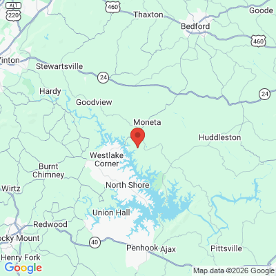 Map to  office in Moneta, VA