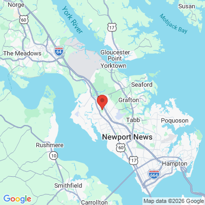Map to  office in Newport News, VA