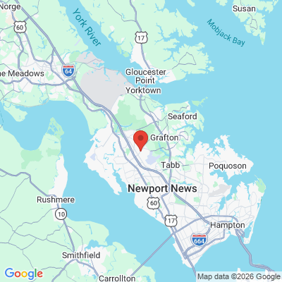 Map to  office in Newport News, VA