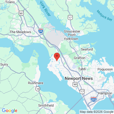 Map to  office in Fort Eustis, VA