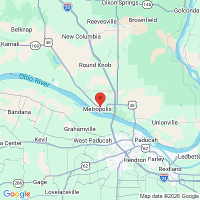 Map to  office in Metropolis, IL