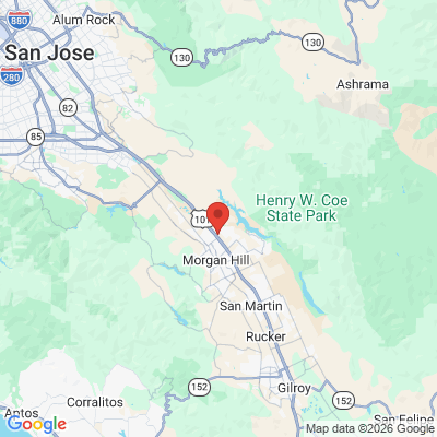 Map to  office in Morgan Hill, CA