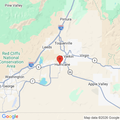 Map to  office in Hurricane, UT