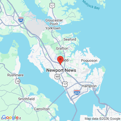 Map to  office in Newport News, VA