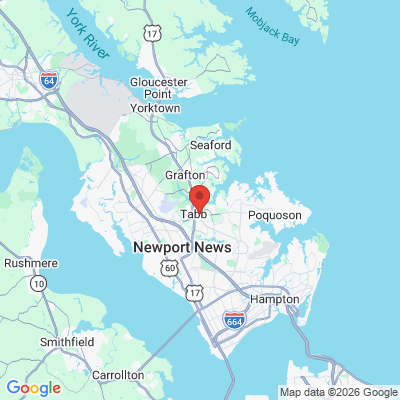 Map to  office in Yorktown, VA