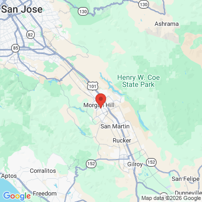 Map to  office in Morgan Hill, CA