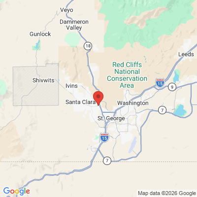 Map to  office in Saint George, UT
