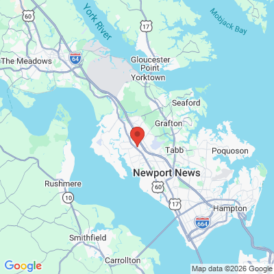 Map to  office in Newport News, VA