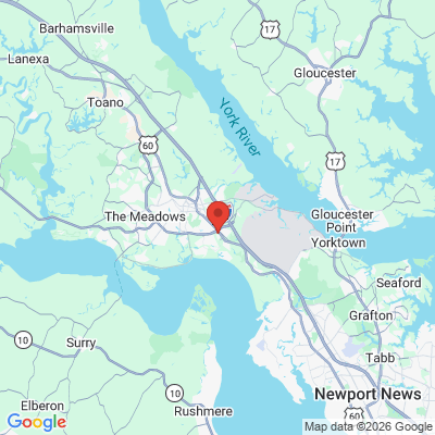 Map to  office in Williamsburg, VA