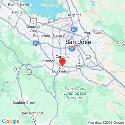 Map to Primary Office office in Los Gatos, CA