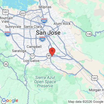 Map to Children's Dental Surgery Center - San Jose office in San Jose, CA
