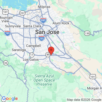 Map to Jeffrey R. Sholer office in San Jose, CA