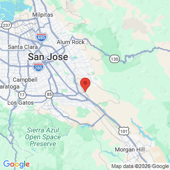 Map to Natalie K. Provenzano, D.D.S., Inc. office in San Jose, CA
