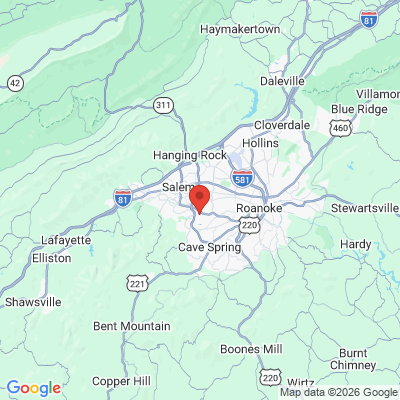 Map to  office in Salem, VA